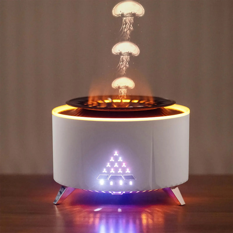 Difusor de fragancias y humidificador con efecto medusa: perfecto para cualquier habitación