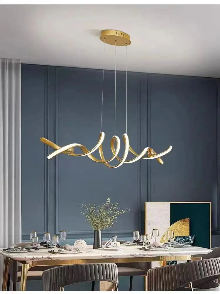 Elegancia y Estilo: Lámpara Colgante LED para Comedor, Salón o Cocina – Iluminación Moderna y Sofisticada