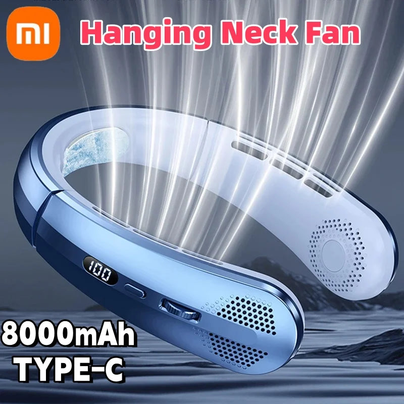 Ventilador de cuello de alta potencia Xiaomi con pantalla LED