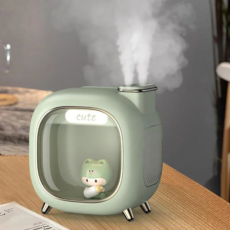 Humidificador y Difusor Ambiental USB con Doble Niebla