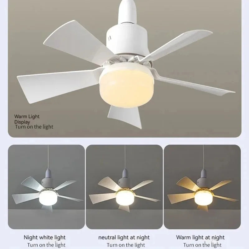 Cambia tu Lámpara Común por el Ventilador de Techo LED con Luz y Control Remoto