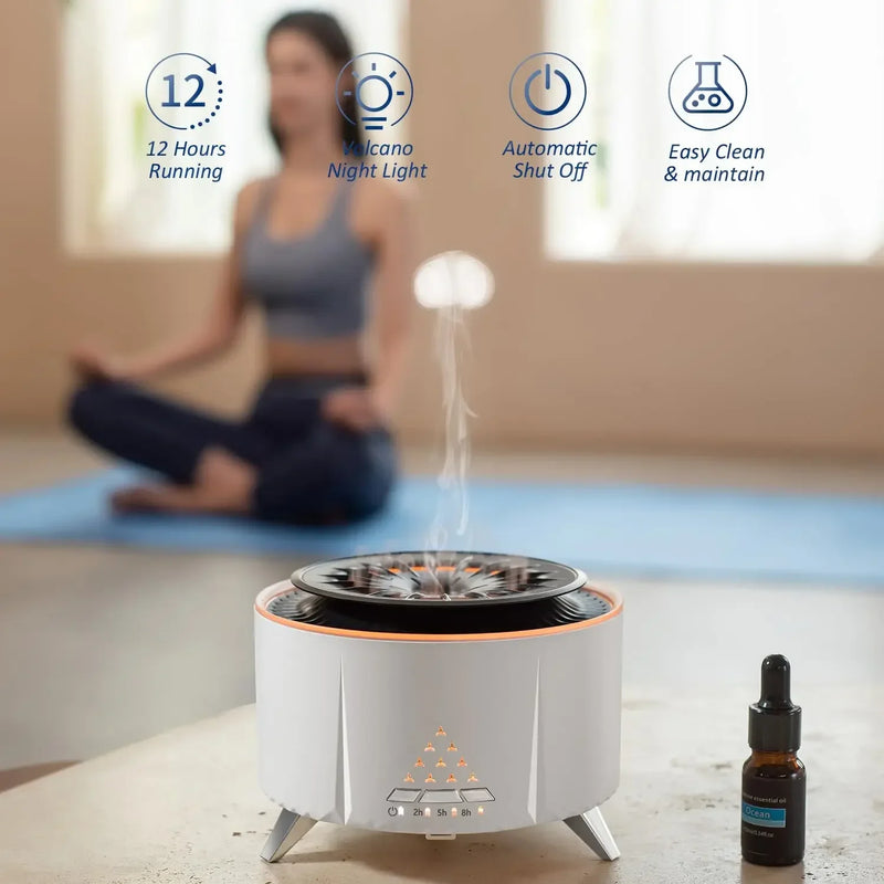 Difusor de fragancias y humidificador con efecto medusa: perfecto para cualquier habitación