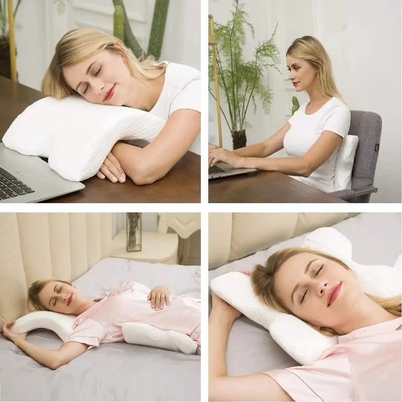 Almohada ortopédica en forma de U de viscoelástica: comodidad y sujeción perfecta