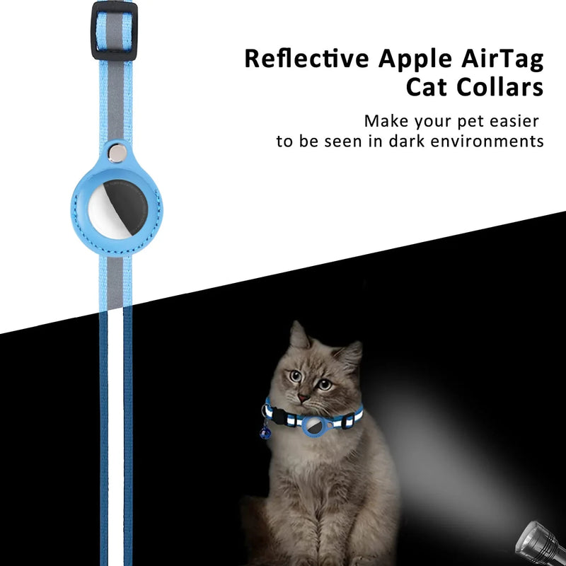 Collar para gatos con soporte AirTag